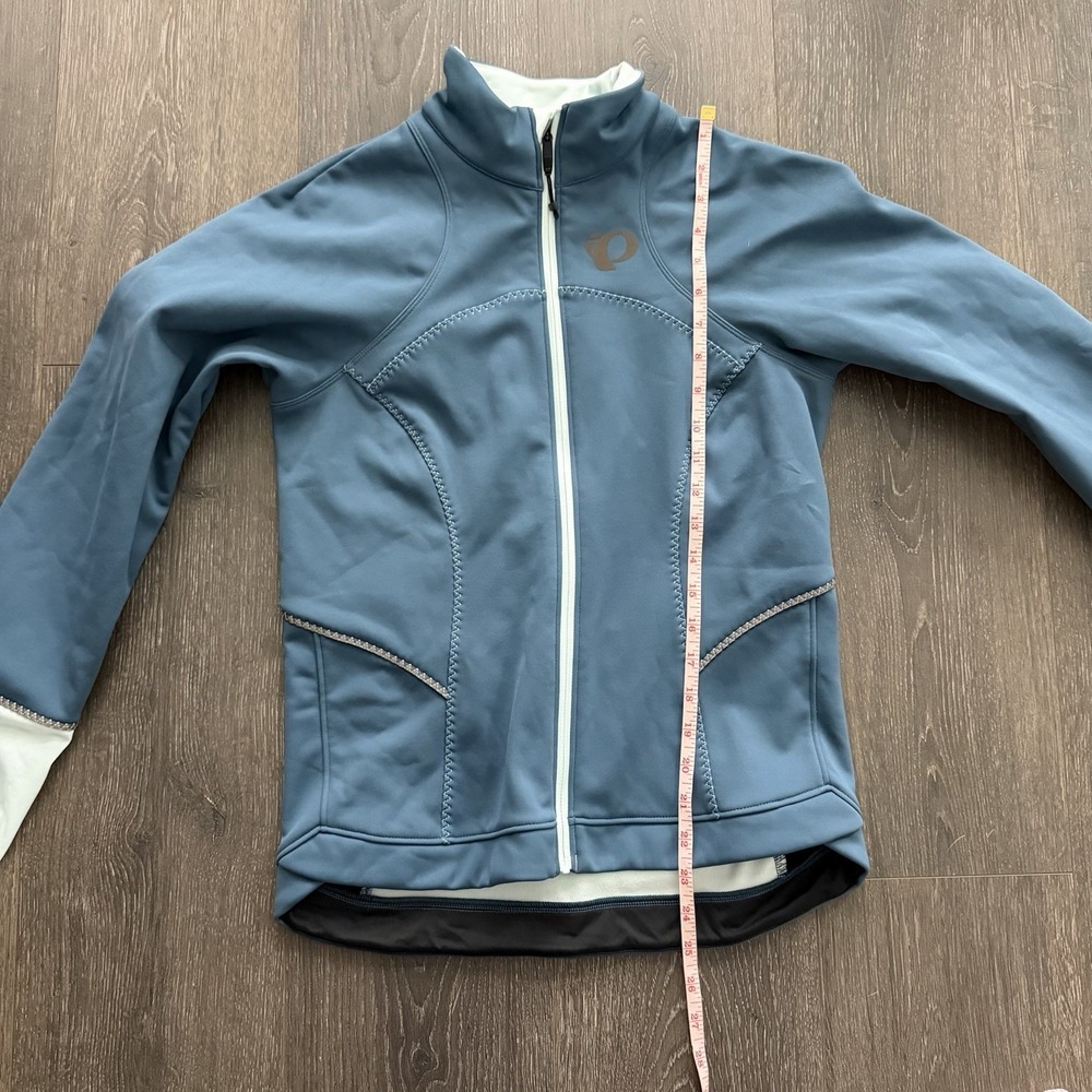 Pearl Izumi Elite Escape Cycling Soft Shell Jacket Womens Medium Teal Biking - Picture 9 of 12